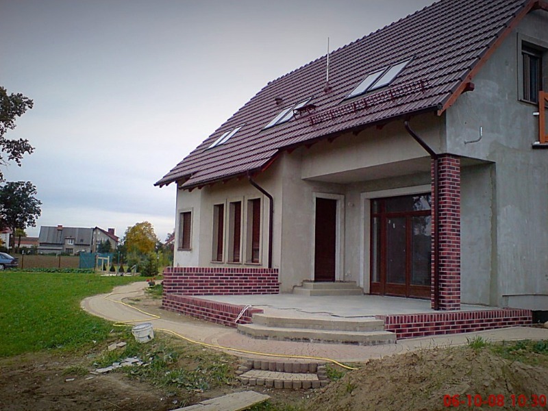 Wykończny dom jednorodzinny Paniowice ul. Leśna